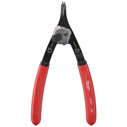 Kleště na pojistné kroužky s rovnými hroty MILWAUKEE 1,8 mm