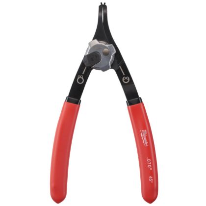 Kleště na pojistné kroužky se zahnutými hroty 45° MILWAUKEE 1,8 mm