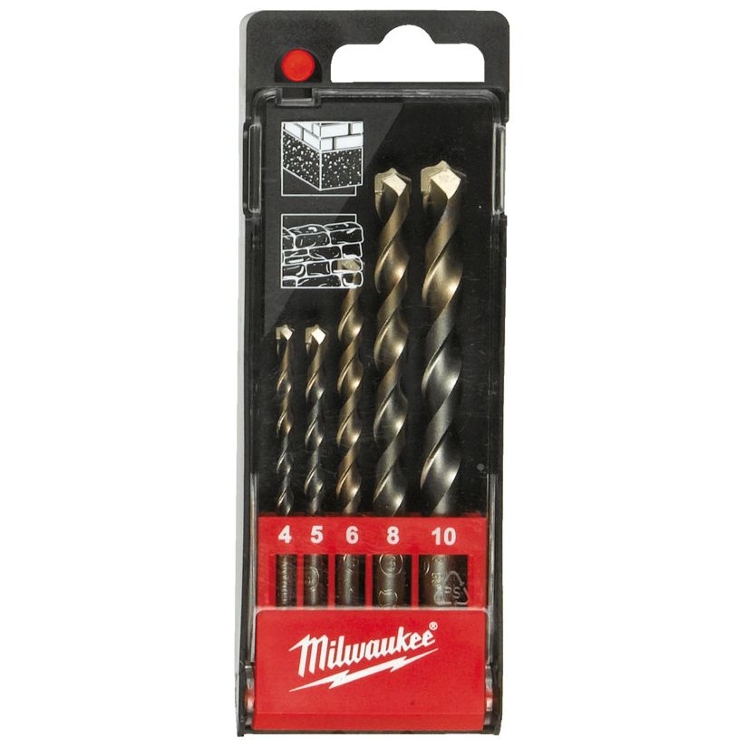 Sada vrtáků do betonu MILWAUKEE 5 ks