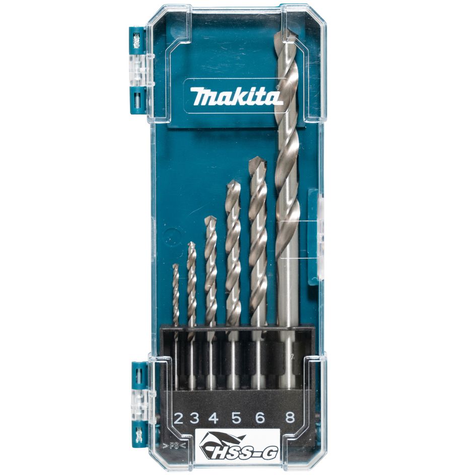 Sada vrtáků do kovu MAKITA HSS-G 6 ks D-75742