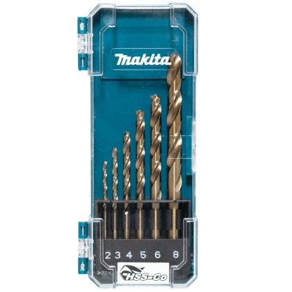 Sada vrtáků do kovu MAKITA HSS-CO 6 ks D-75758