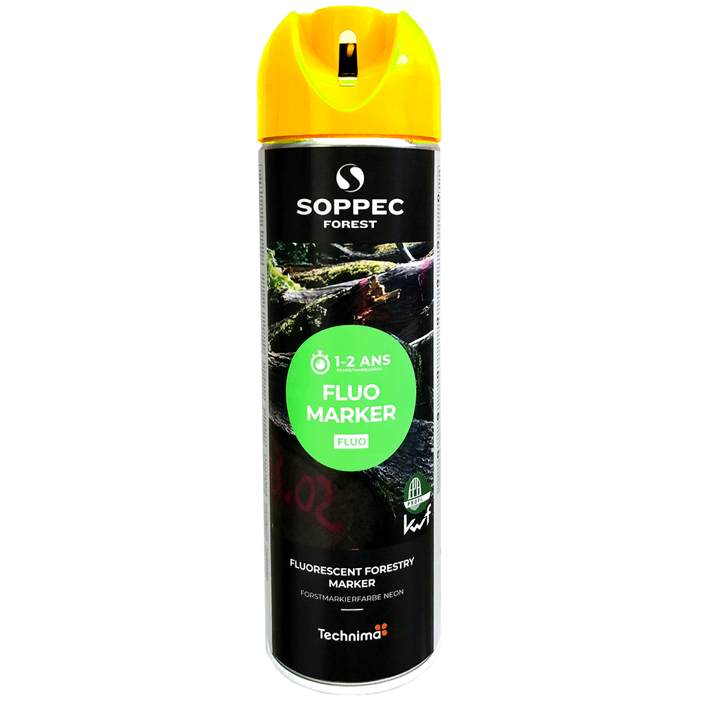 Značkovací sprej SOPPEC FLUO MARKER 500 ml žlutý