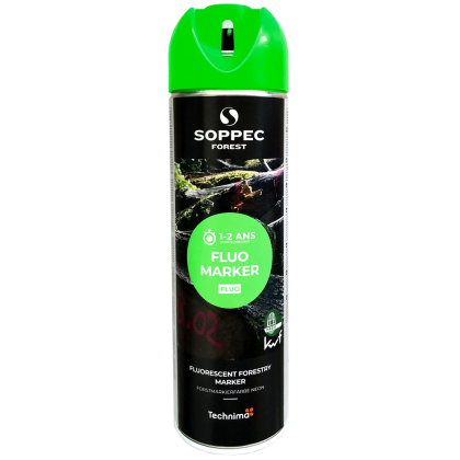 Značkovací sprej SOPPEC FLUO MARKER 500 ml zelený