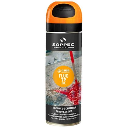 Značkovací sprej stavební SOPPEC FLUO TP 500 ml oranžový