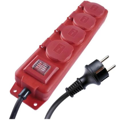 Prodlužovací kabel EMOS GUMA / NEOPREN 4 zásuvky 230 V 10 m 