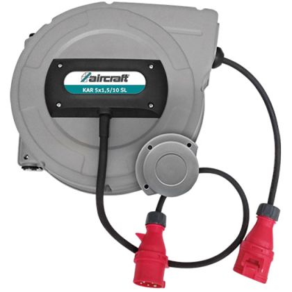 Navíjecí buben s kabelem AIRCRAFT KAR 5x1,5 mm 10 m SL