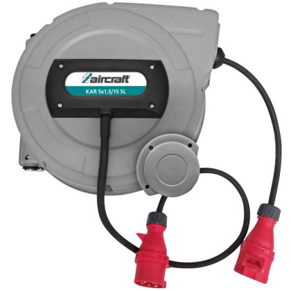 Navíjecí buben s kabelem AIRCRAFT KAR 5x1,5 mm 15 m SL