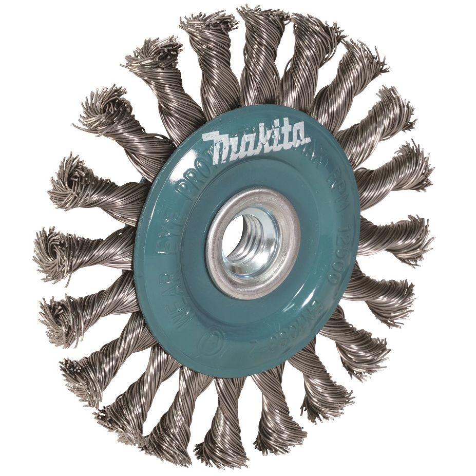 Kartáč kotoučový MAKITA z nerezového drátu Ø 115 mm D‐77534