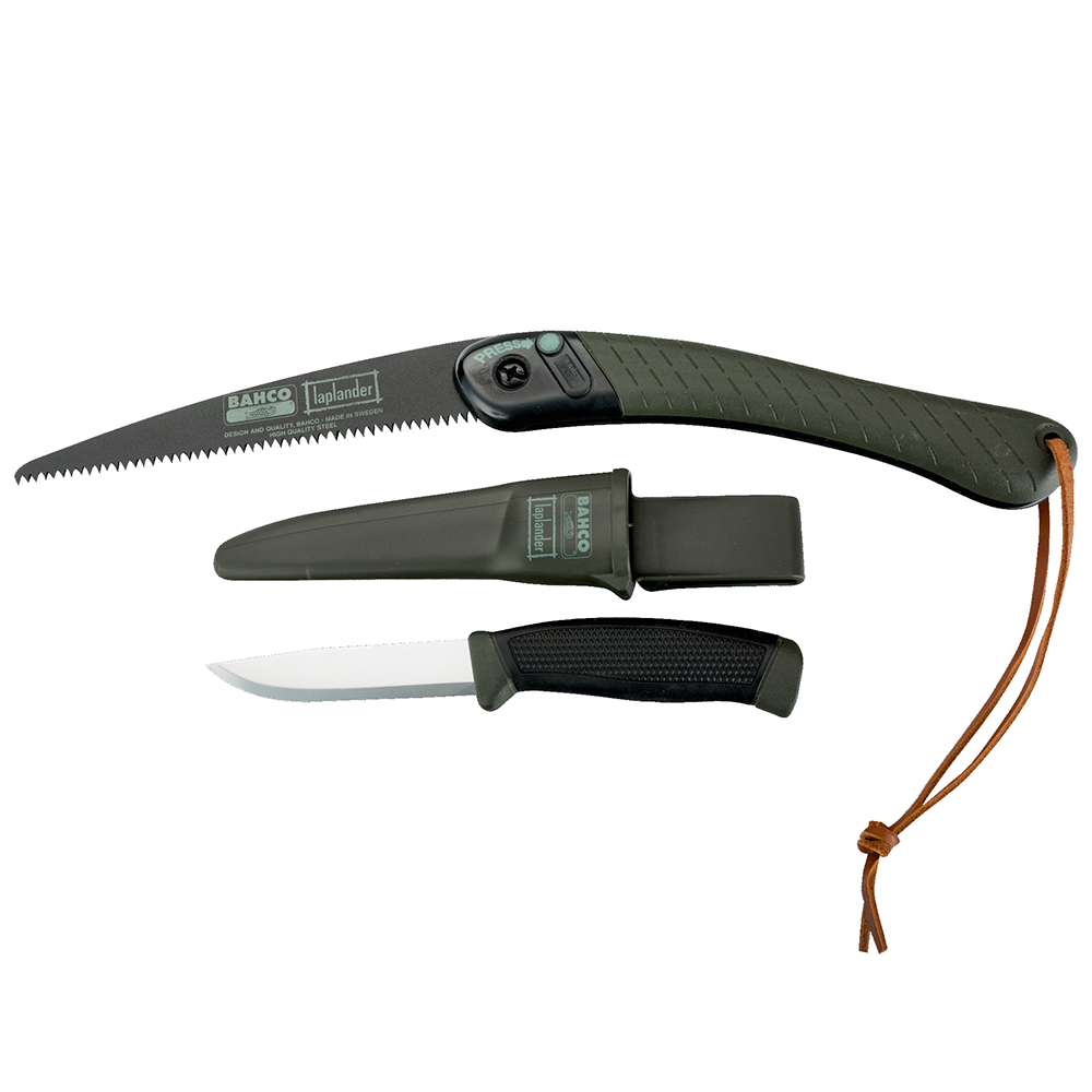 Sada skládací pilka a univerzální nůž BAHCO LAP-KNIFE