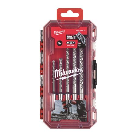 Sada vrtáků MILWAUKEE SDS-Plus MX4 SET 1 5 ks 