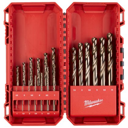 Sada vrtáků do kovu MILWAUKEE HSS-G COBALT SET 19 ks