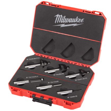 Sada fréz MILWAUKEE 12 mm 6 ks