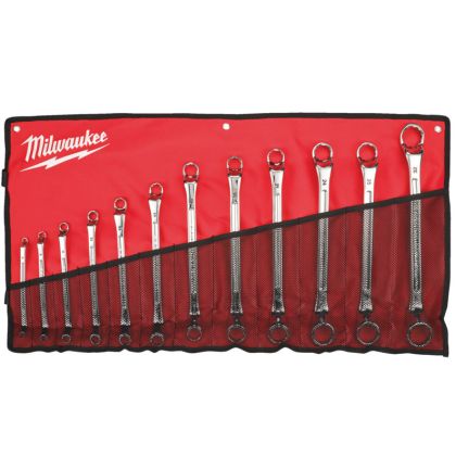 Sada oboustranných očkových klíčů MILWAUKEE 12 ks