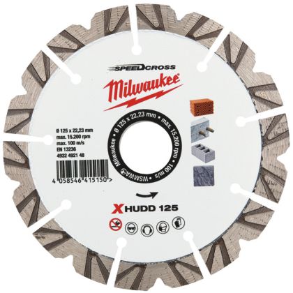 Diamantový kotouč MILWAUKEE SPEEDCROSS XHUDD 125 mm