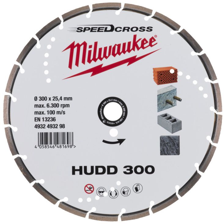Diamantový kotouč MILWAUKEE SPEEDCROSS HUDD 300 mm