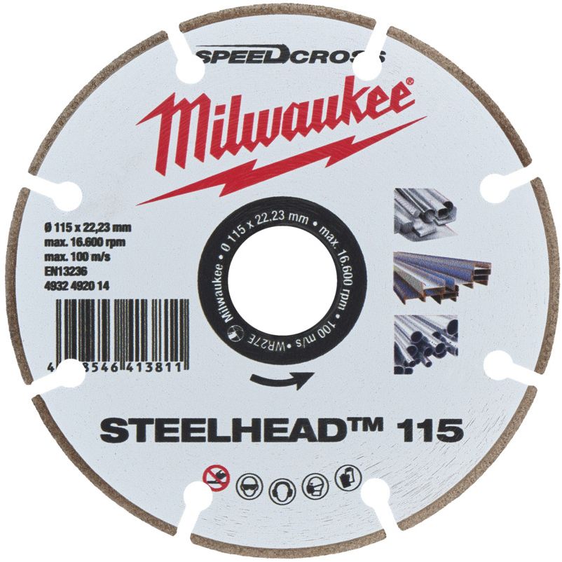 Diamantový kotouč MILWAUKEE SPEEDCROSS STEELHEAD 115 mm