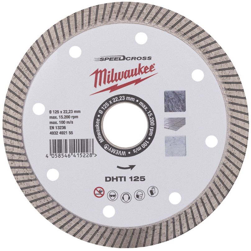 Diamantový kotouč MILWAUKEE SPEEDCROSS DHTi 125 mm
