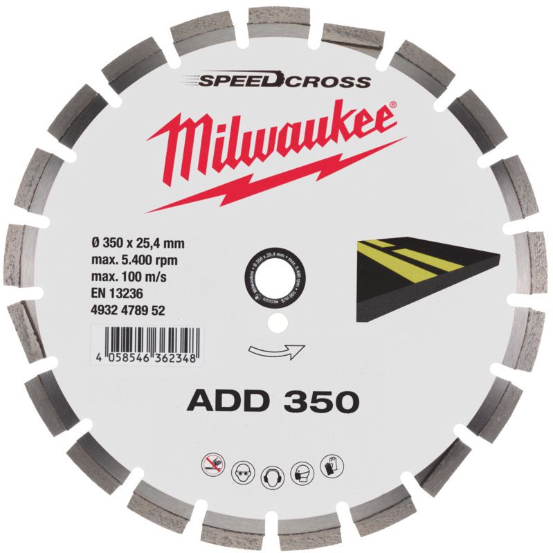 Diamantový kotouč MILWAUKEE SPEEDCROSS ADD 350 mm