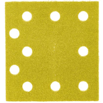 Brusné listy pro vibrační brusky MILWAUKEE HP 115x107 mm G80 10 ks