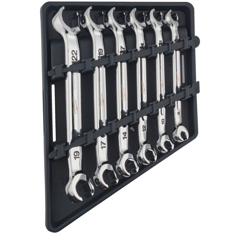 Sada polootevřených klíčů MILWAUKEE 6 ks