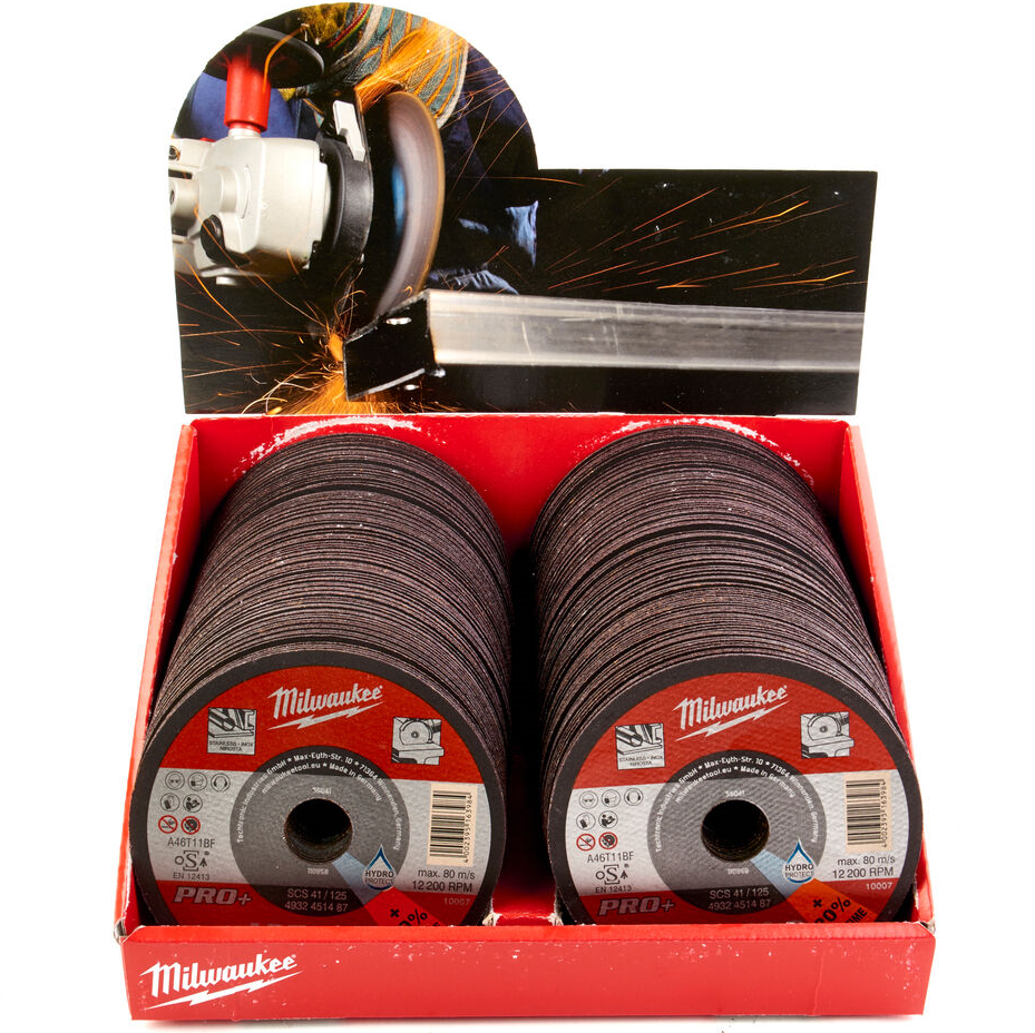 Řezný kotouč na kov MILWAUKEE SCS 41 PRO+ 125x1,0x22,2 mm 200 ks