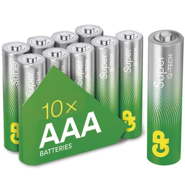 Baterie GP SUPER AAA LR03 10 ks