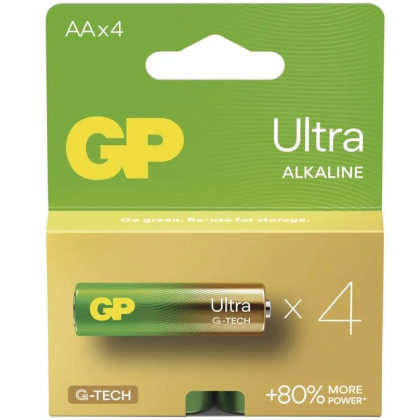 Baterie GP ULTRA AA LR6 4 ks