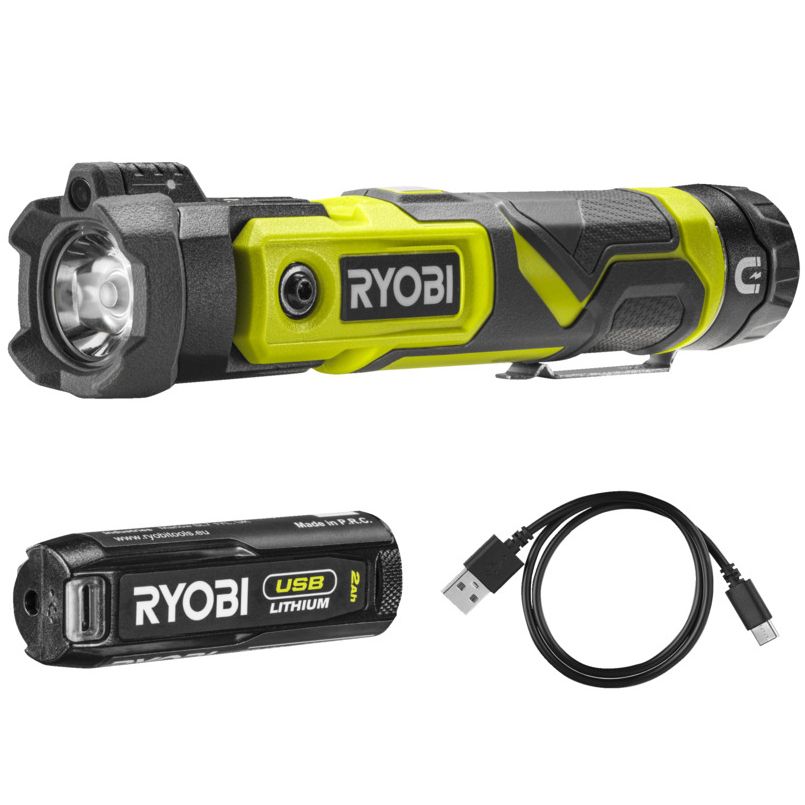 Aku svítilna RYOBI RLP4-120G USB Lithium