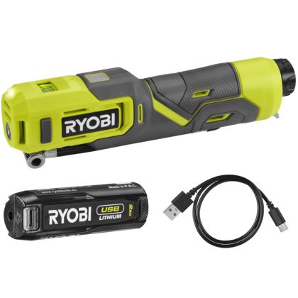 Aku kompresor RYOBI RI4-120G USB Lithium