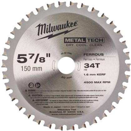 Pilový kotouč na kov MILWAUKEE F 150 x 20 mm 34 zubů