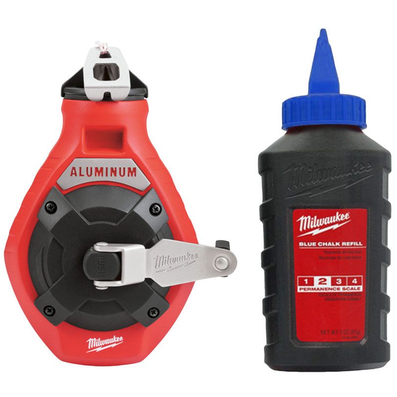 Značkovací šňůra MILWAUKEE tenká 30 m + modrá náplň