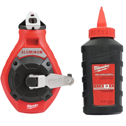 Značkovací šňůra MILWAUKEE tenká 30 m + červená náplň