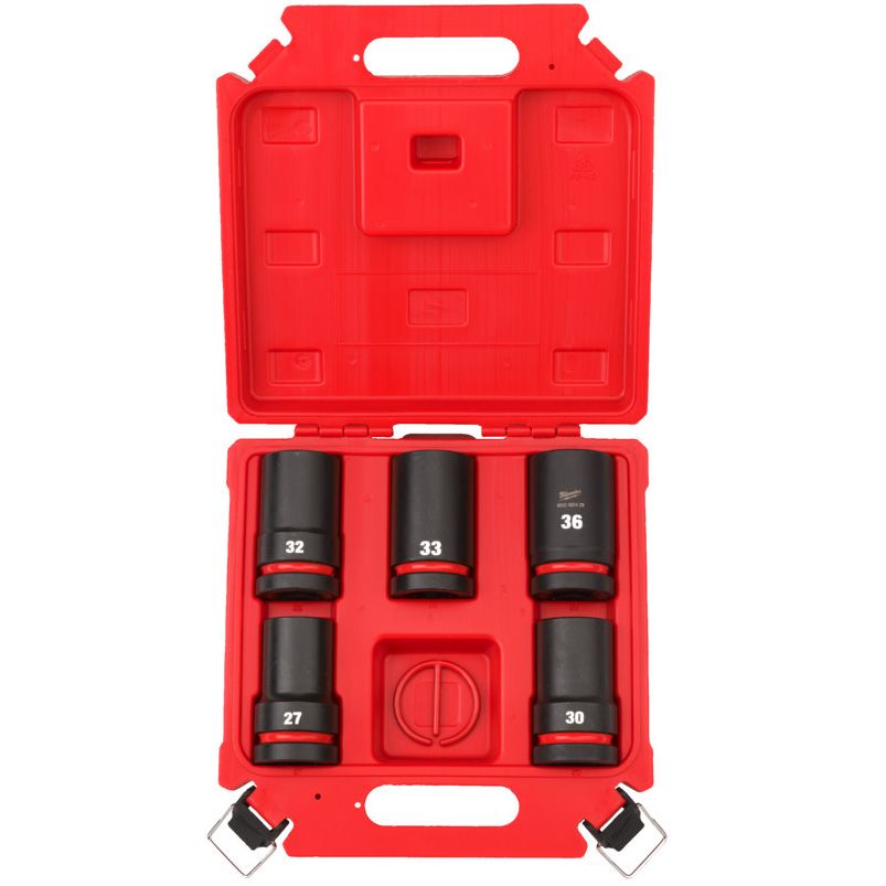 Sada průmyslových hlavic prodloužených MILWAUKEE SHOCKWAVE 1