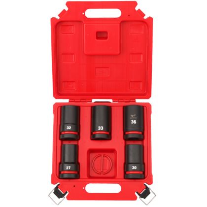 Sada průmyslových hlavic prodloužených MILWAUKEE SHOCKWAVE 1