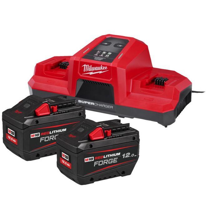 Sada akumulátorů a nabíječky MILWAUKEE M18 FORGENRG-122DBSC