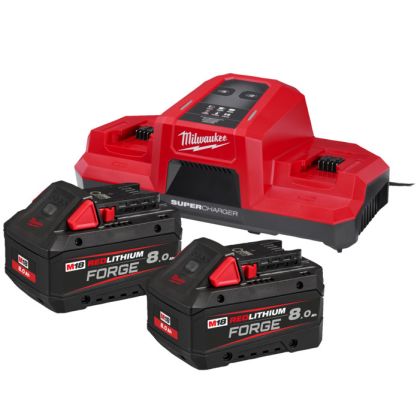 Sada akumulátorů a nabíječky MILWAUKEE M18 FORGENRG-802DBSC