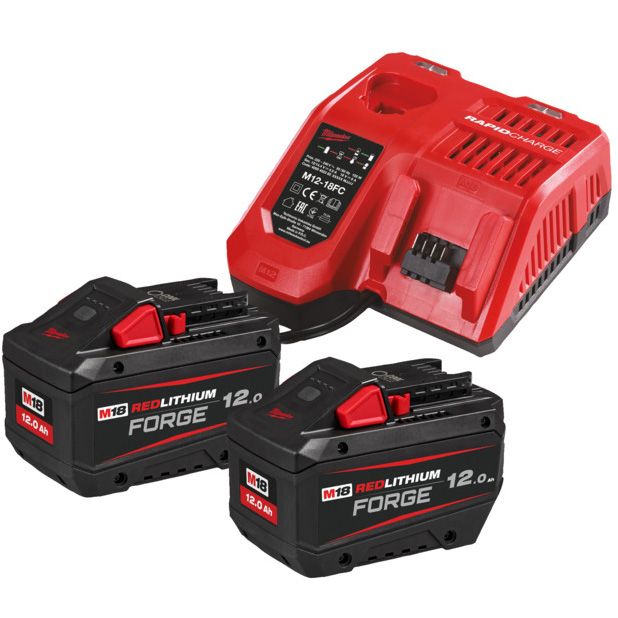 Sada akumulátorů a nabíječky MILWAUKEE M18 FORGENRG-122