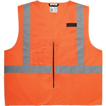 Vesta s vysokou viditelností MILWAUKEE CONTRACTOR oranžová vel. L/XL