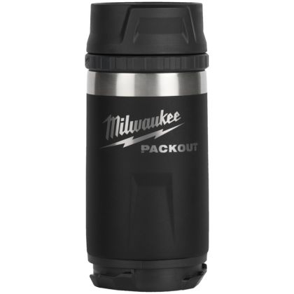 Láhev MILWAUKEE PACKOUT s víčkem 355 ml černá