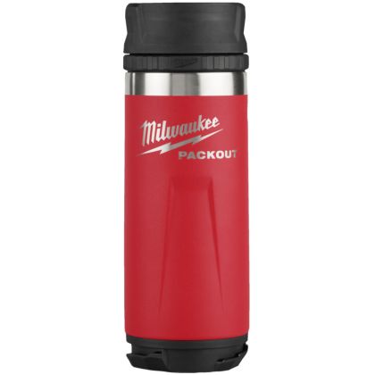 Láhev MILWAUKEE PACKOUT s víčkem 532 ml červená