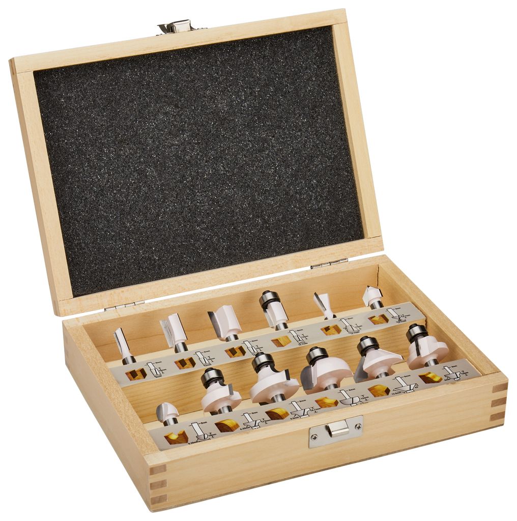 Sada fréz na dřevo MAKITA D-53556 12 ks