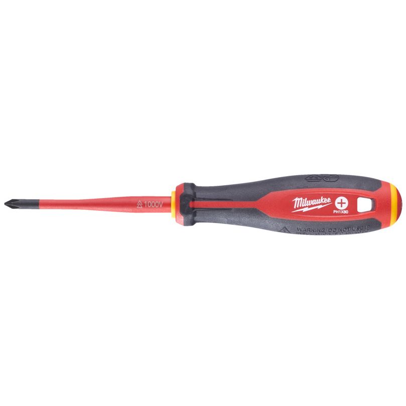 Šroubovák VDE křížový MILWAUKEE TRI-LOBE PH1 x 80