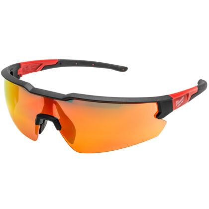 Ochranné brýle MILWAUKEE vylepšené zrcadlové červené