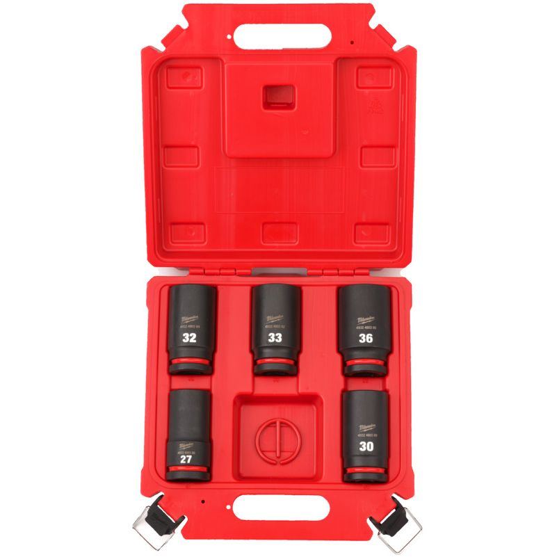 Sada průmyslových hlavic prodloužených MILWAUKEE SHOCKWAVE 3/4