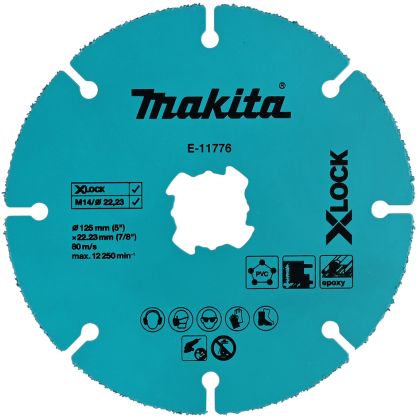 Řezný kotouč univerzální MAKITA TCT X-LOCK 125x2,0x10 mm