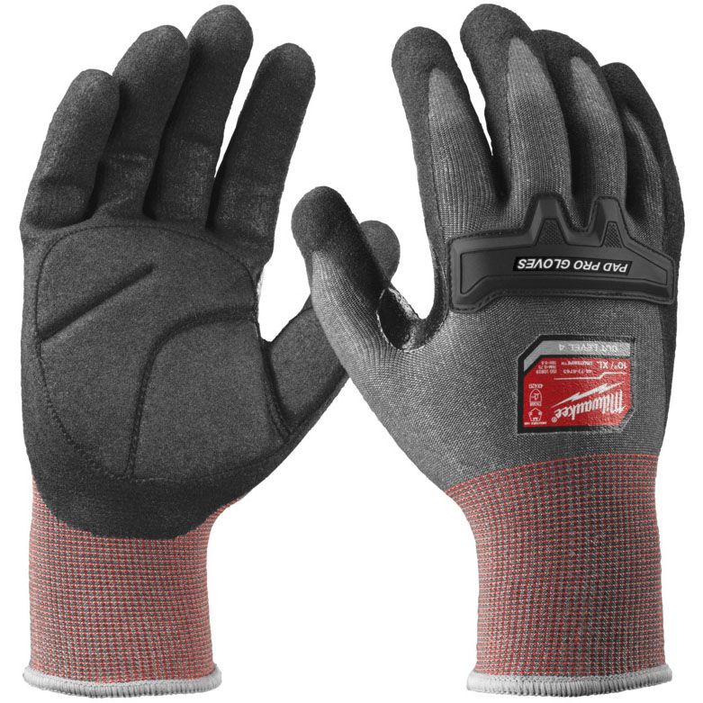 Rukavice MILWAUKEE PAD PRO odolné proti proříznutí 4/D vel. XXL