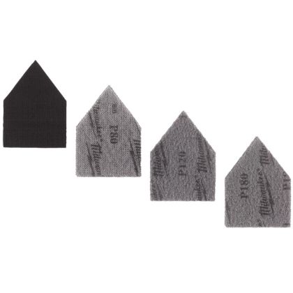 Sada síťovaných brusných listů MILWAUKEE 67x92 mm 13 ks