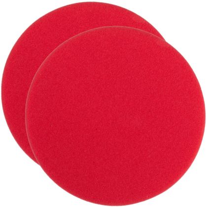 Leštící kotouč MILWAUKEE červený hrubý 140 / 25 mm 2 ks