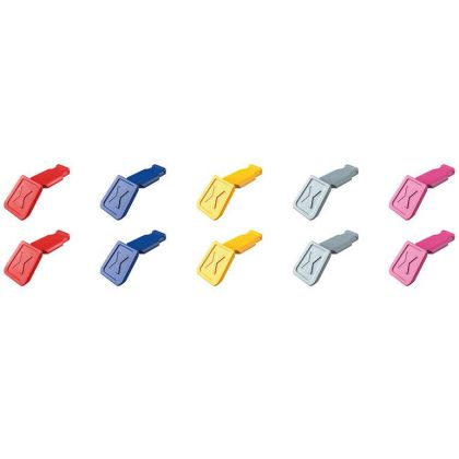 Klipy KNIPEX ColorCode mix barev 1 10 ks