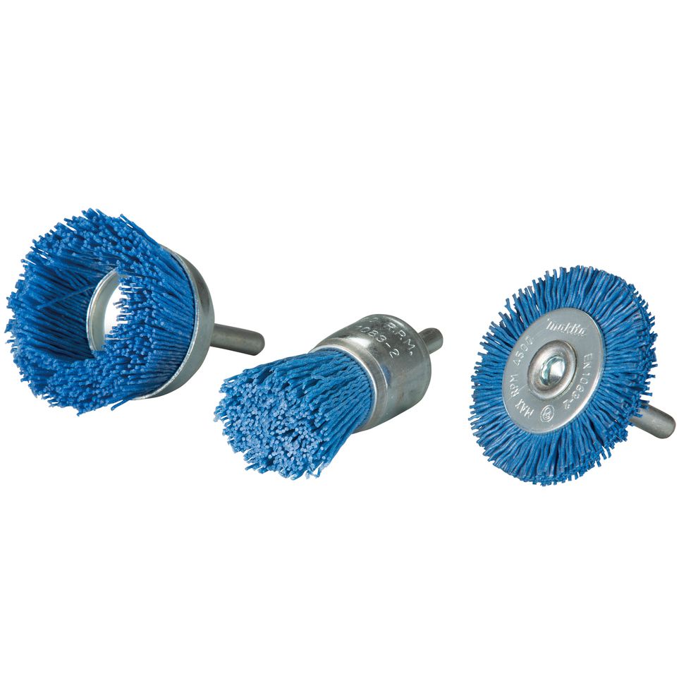Sada nylonových kartáčů MAKITA 3 ks D-70758